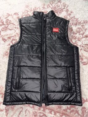 Men's Black Quilted Puffer Vest
